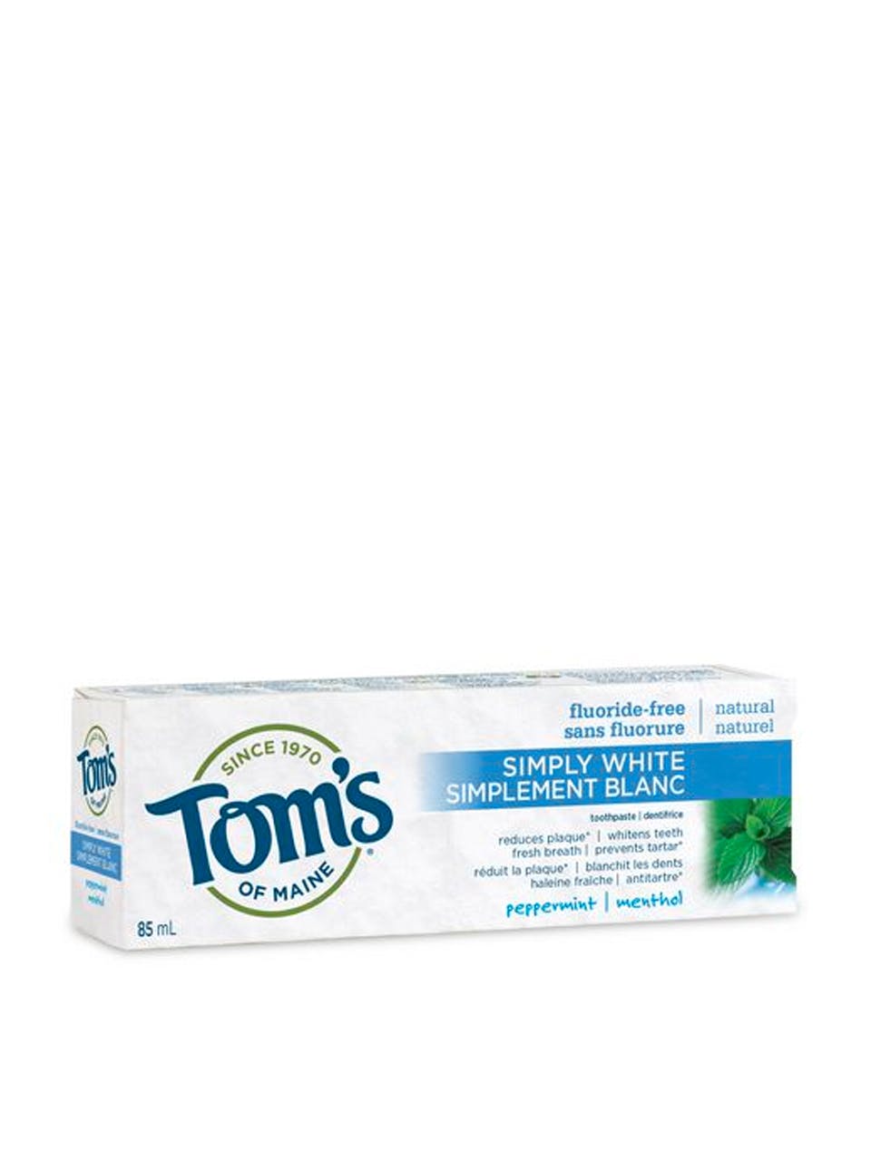 tom's of maine simply white toothpaste